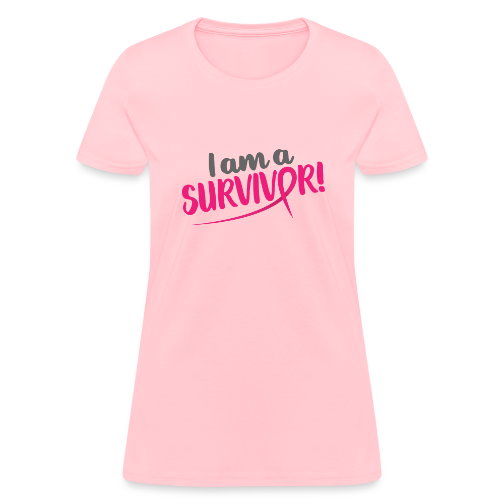 I am a Survivor Women's T-Shirt - pink