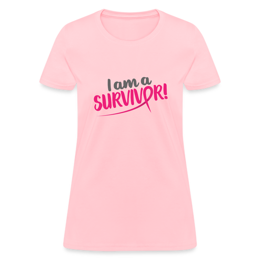 I am a Survivor Women's T-Shirt - pink