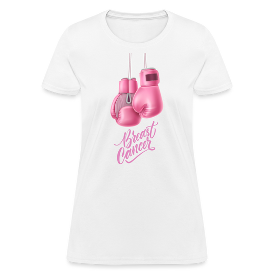 Fight Breast Cancer-Women's T-Shirt - white