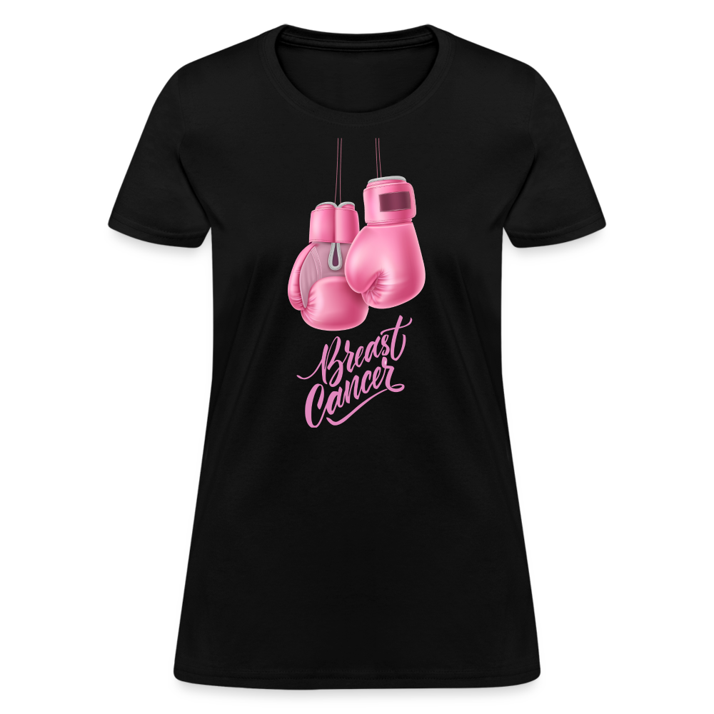 Fight Breast Cancer-Women's T-Shirt - black
