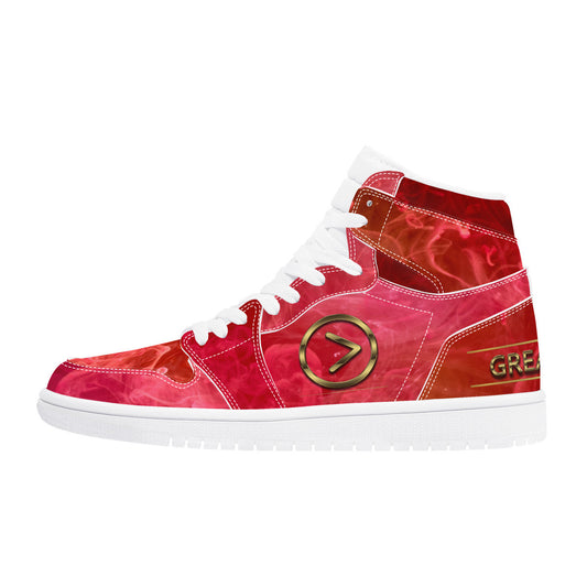Popsicle High Top Synthetic Leather Sneaker