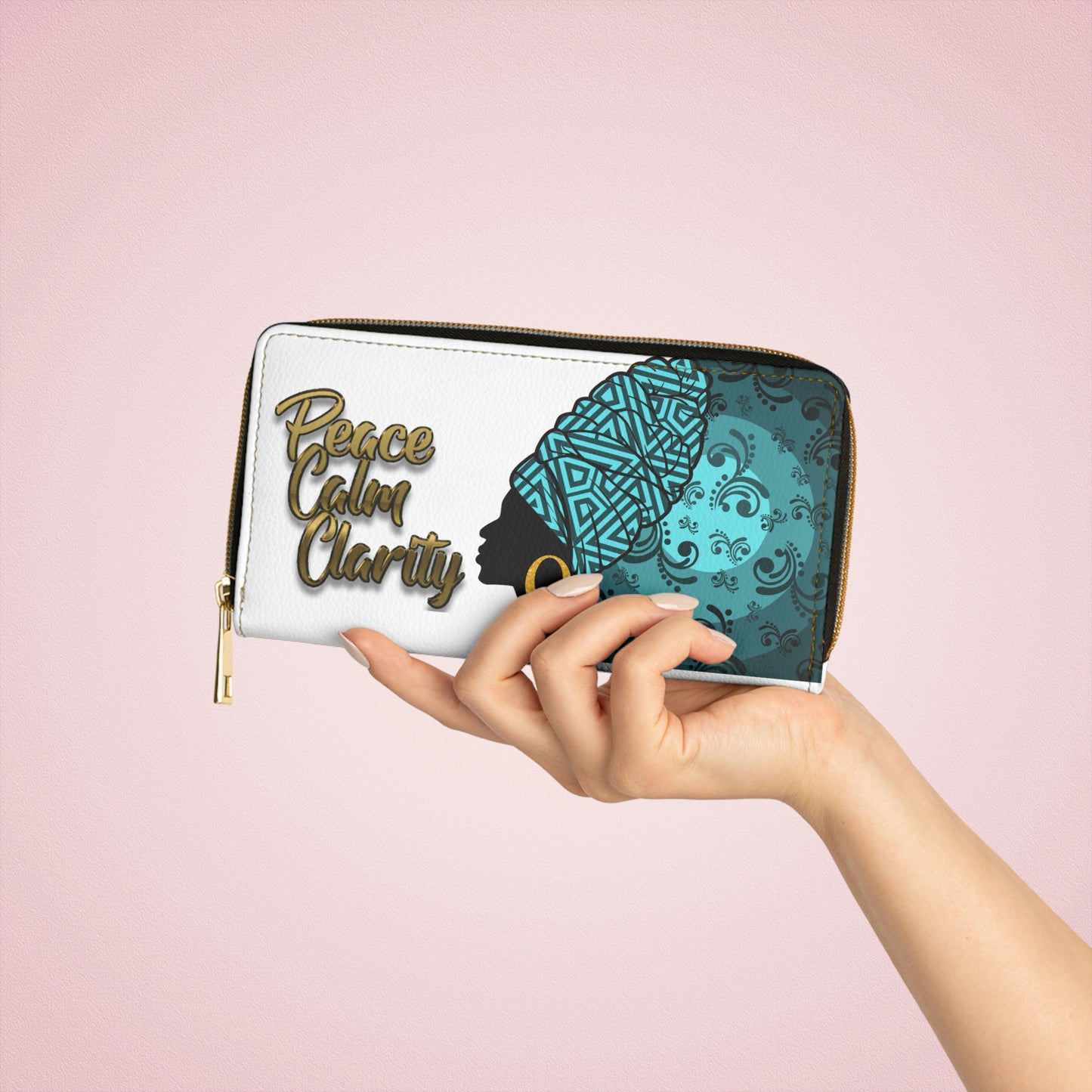 Cooling Waters Zipper Wallet