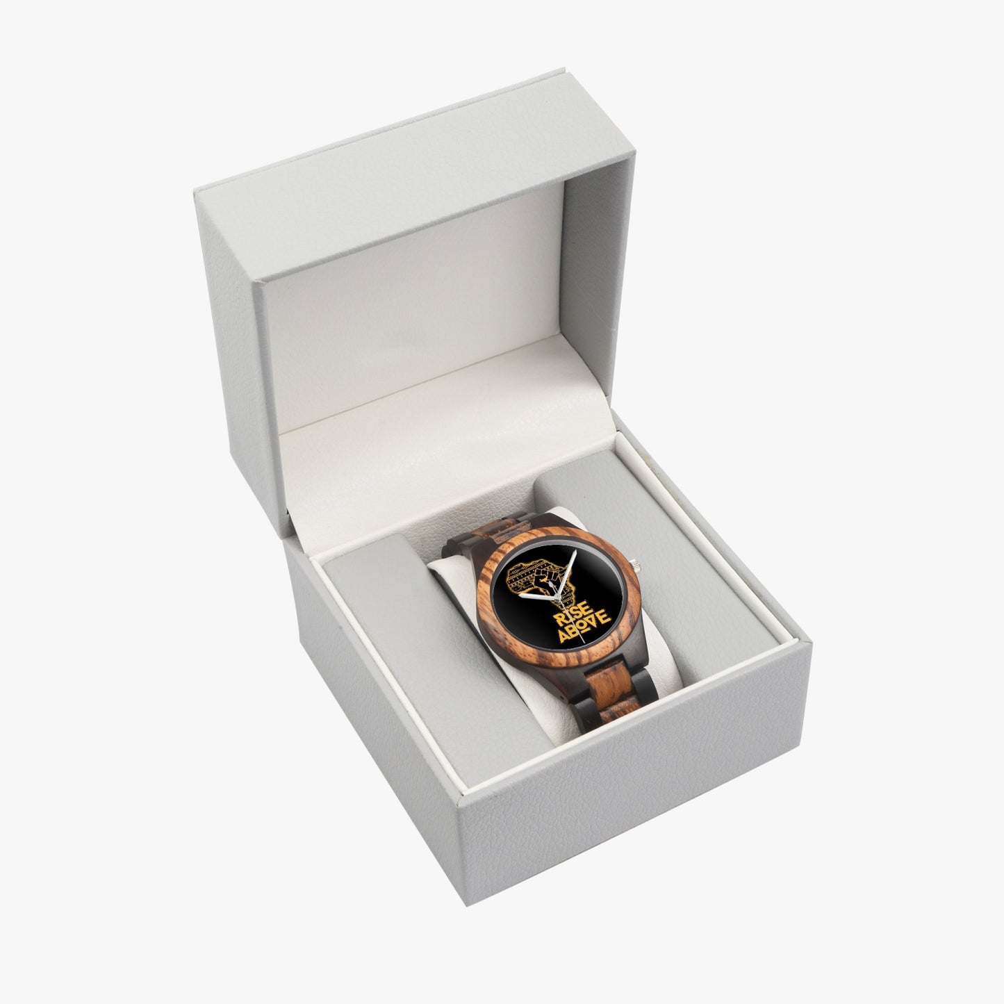 Rise Above: Royalty-. Indian Ebony Wooden Watch