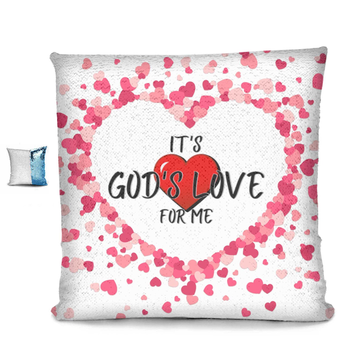 God's Love Sequin Pillow