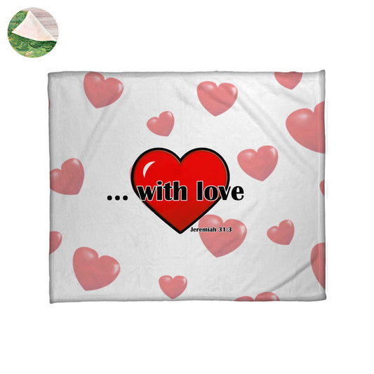 With Love Fleece Blanket