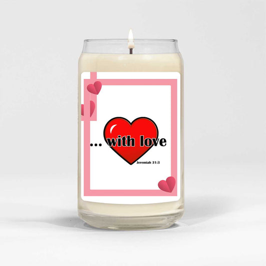 With Love Scented Candle -