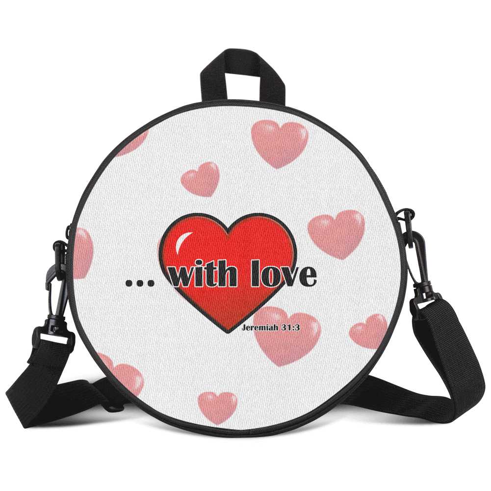 With Love Round Bag
