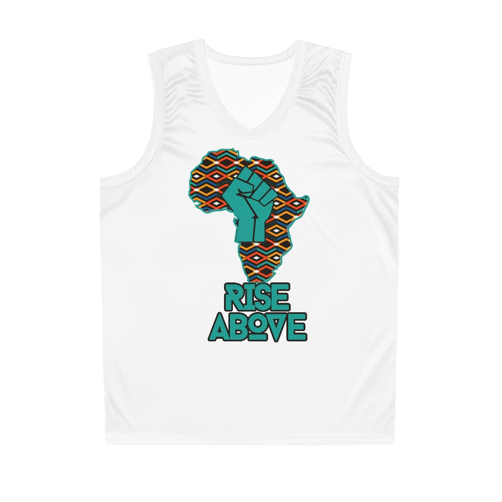 Rise Above: Many Colors-Basketball Jersey