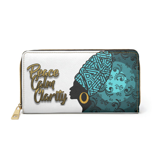 Cooling Waters Zipper Wallet