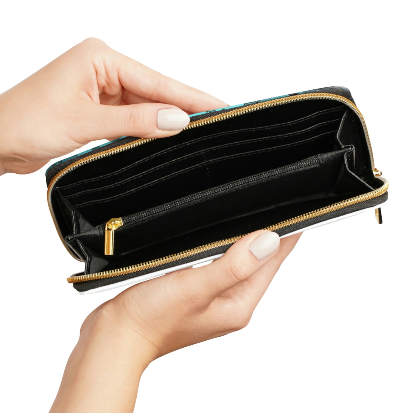 Cooling Waters Zipper Wallet