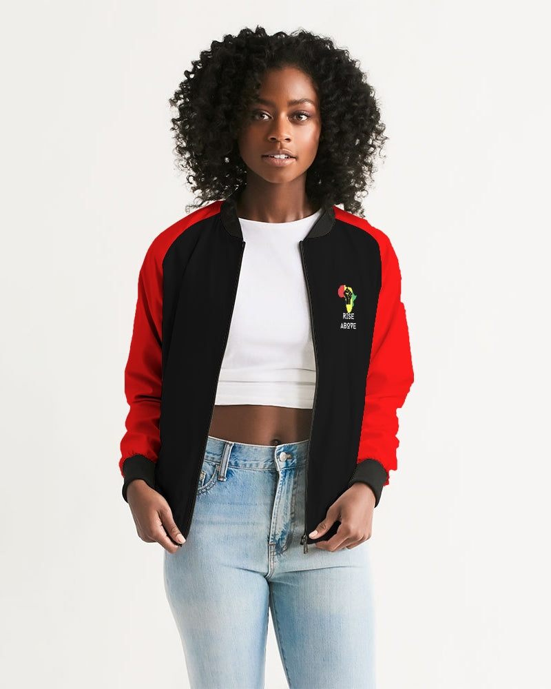 Rise Above-black Women's Bomber Jacket