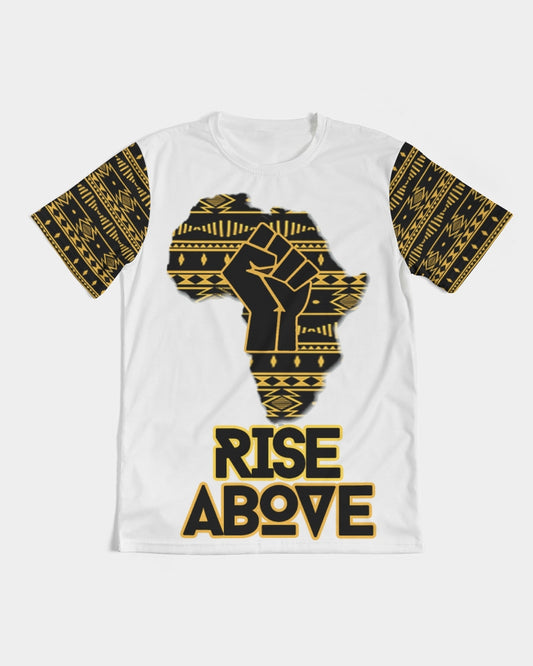 Rise Above Black and Gold Men's Tee
