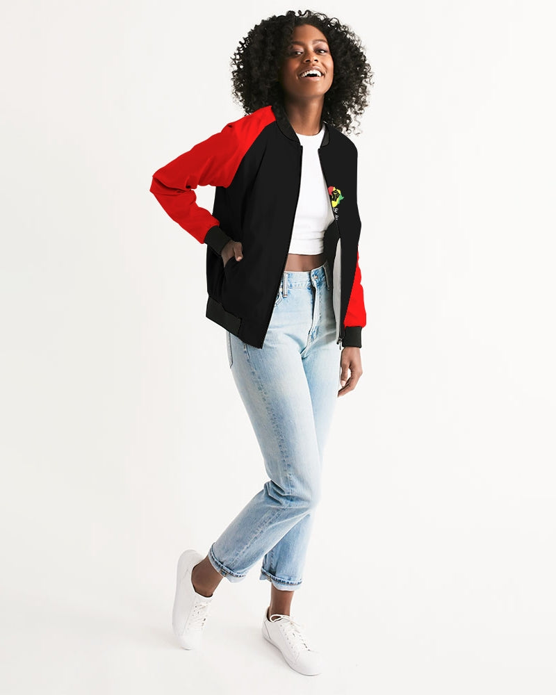 Rise Above-black Women's Bomber Jacket
