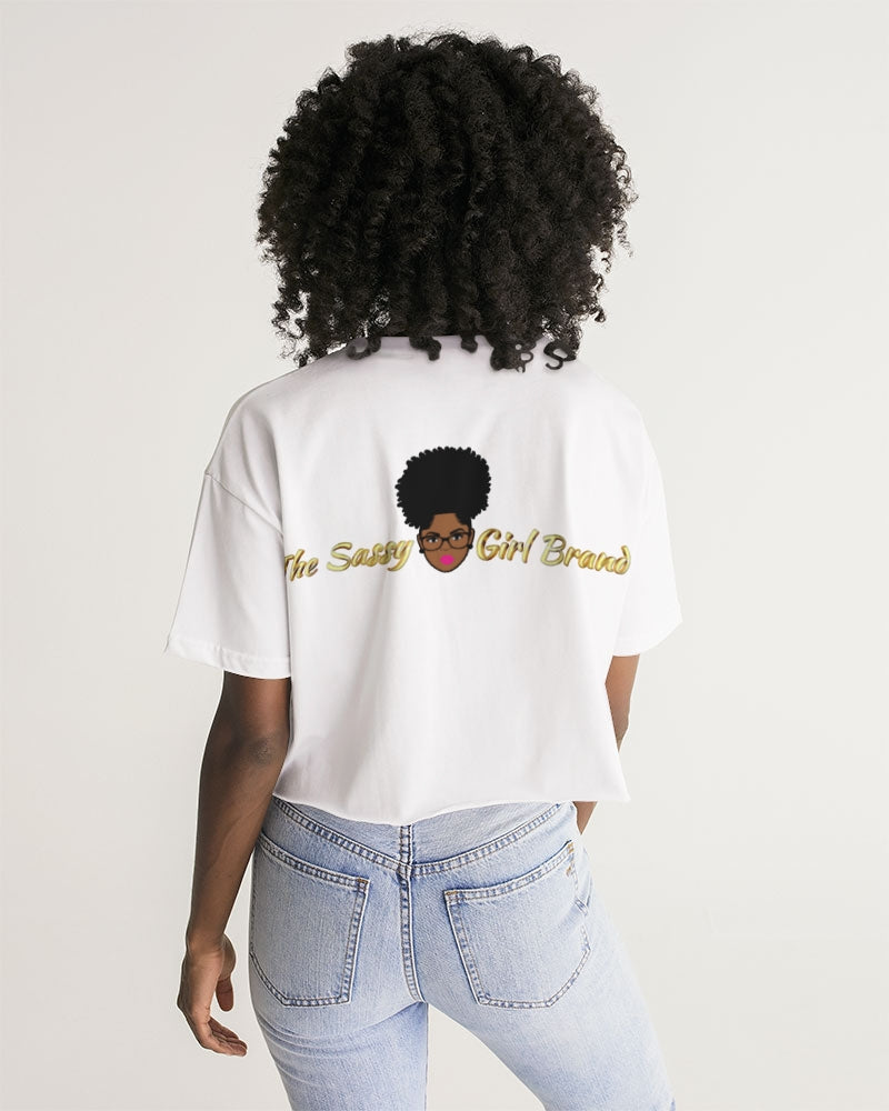 Don't Touch My Hair Women's Lounge Cropped Tee