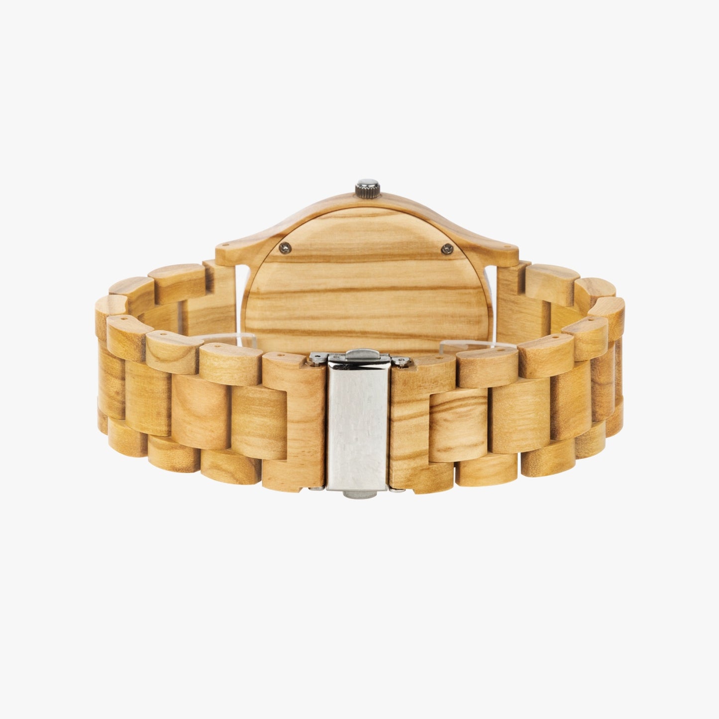 Rise Above: Village Rebel-. Italian Olive Lumber Wooden Watch