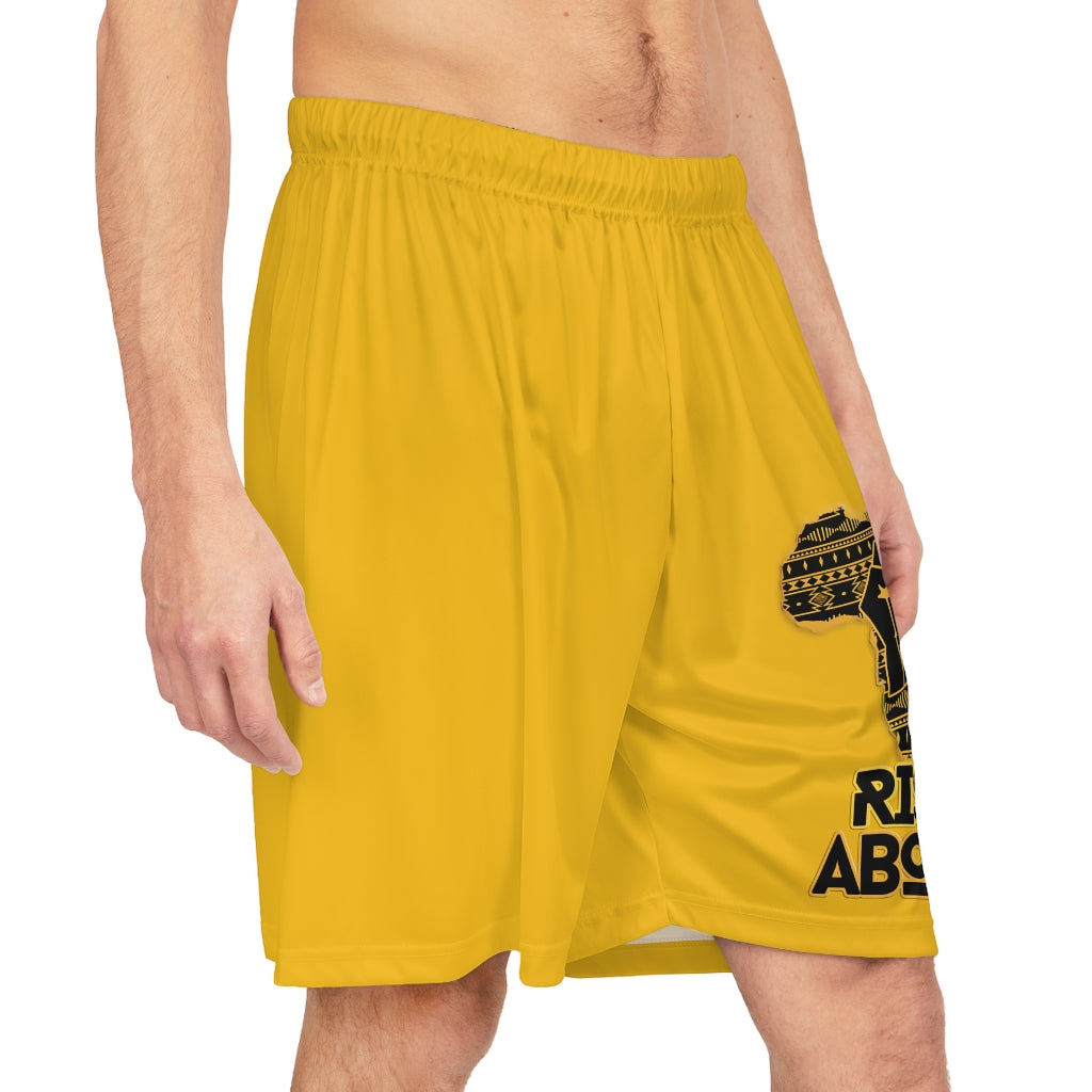 Rise Above: Royalty Gold Basketball Shorts