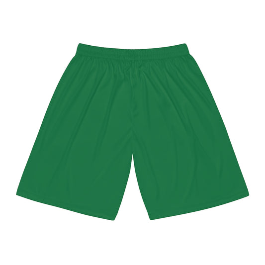 Rise Above: RBG Pride- Green Basketball Shorts