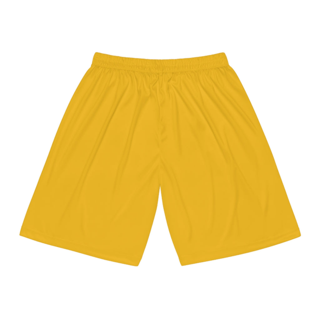 Rise Above: RBG Pride-Yellow Basketball Shorts