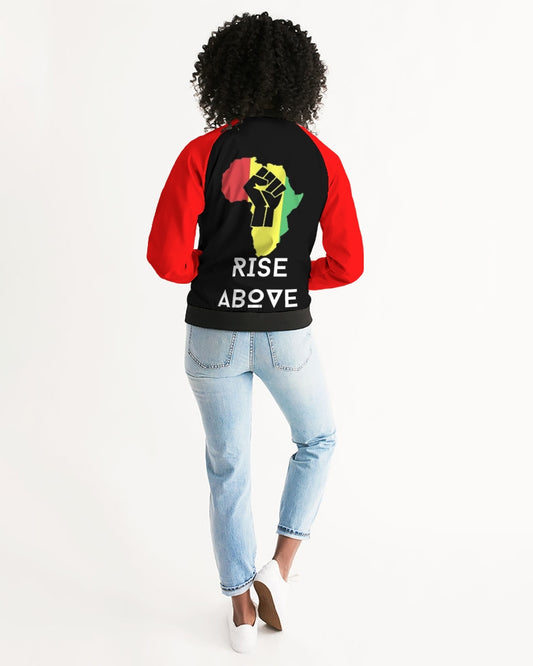 Rise Above-black Women's Bomber Jacket