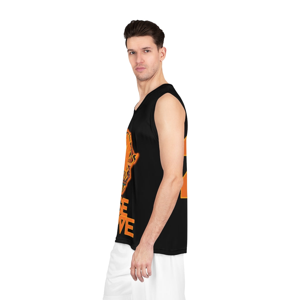 Rise Above: Village Rebel-Basketball Jersey