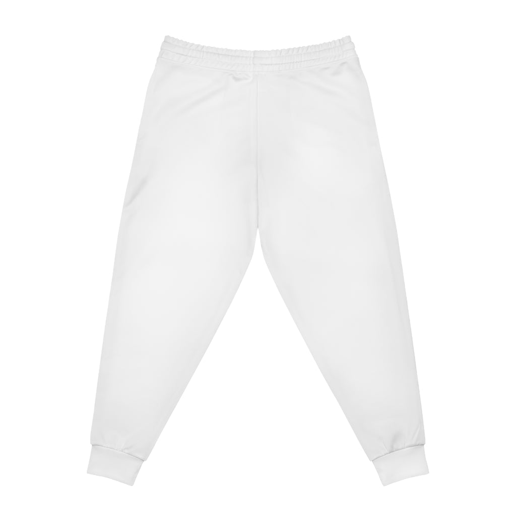 Rise Above: RBG Pride White Athletic Joggers