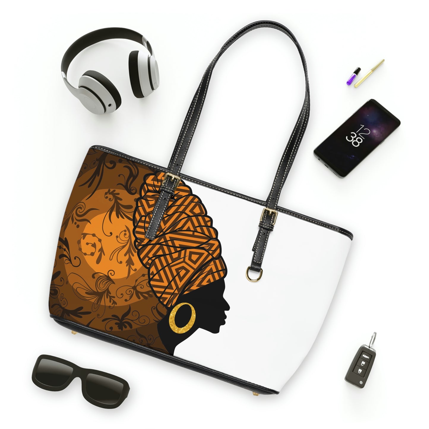 Brown Sugar Leather Shoulder Bag