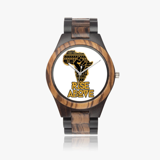 Rise Above: Royalty-. Indian Ebony Wooden Watch