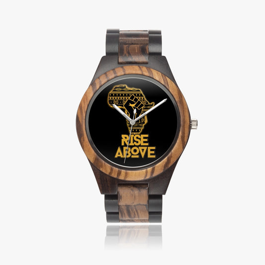 Rise Above: Royalty-. Indian Ebony Wooden Watch