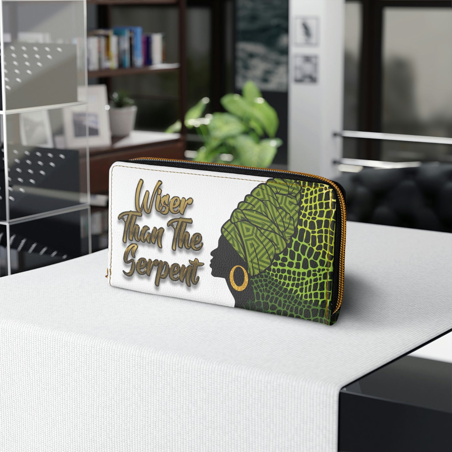 Wise Woman Zipper Wallet