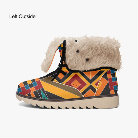 Village Rebel Cotton-pad Fur Lining Boots