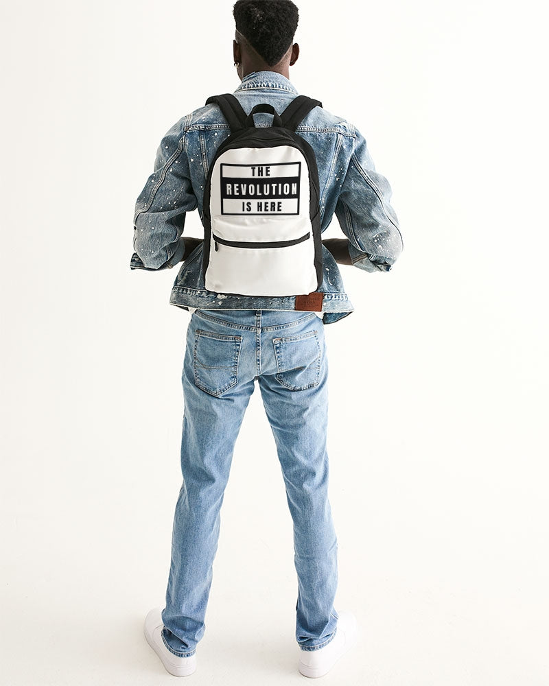 The Revolution Is Here Small Canvas Backpack
