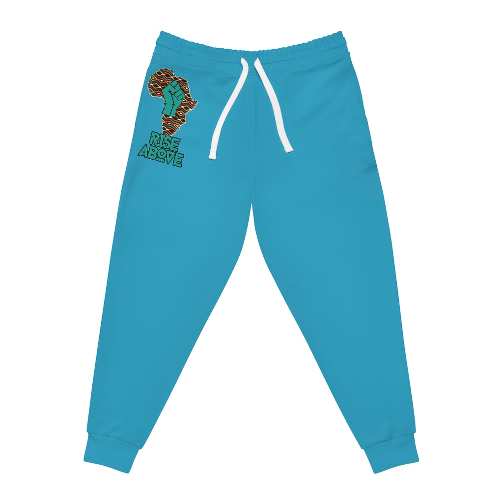 Rise Above: Coat of Many Color Ocean Bluue Athletic Joggers