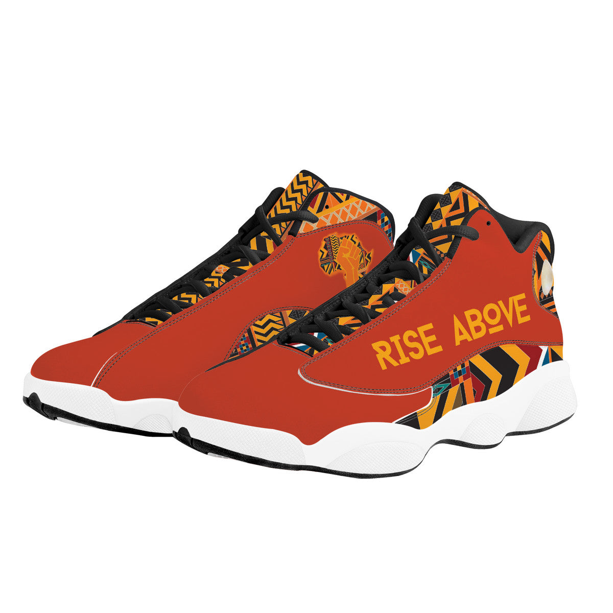 Rise Above: Village Rebel Basketball Shoes - Black