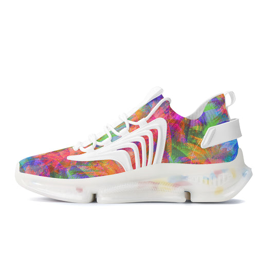 Tropical Splash Air Max React Sneakers - White
