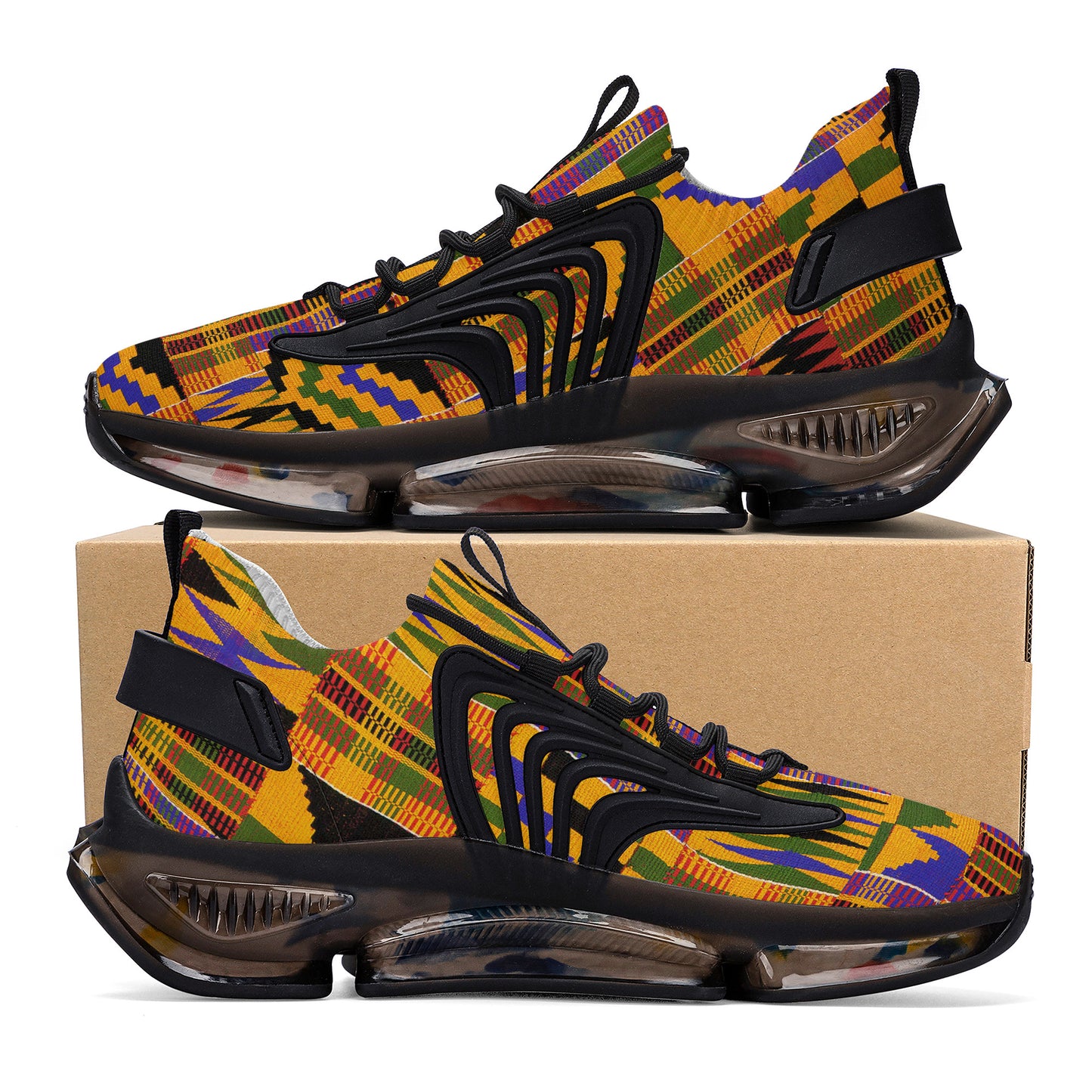 Fabric In Time Air Max React Sneakers - Black