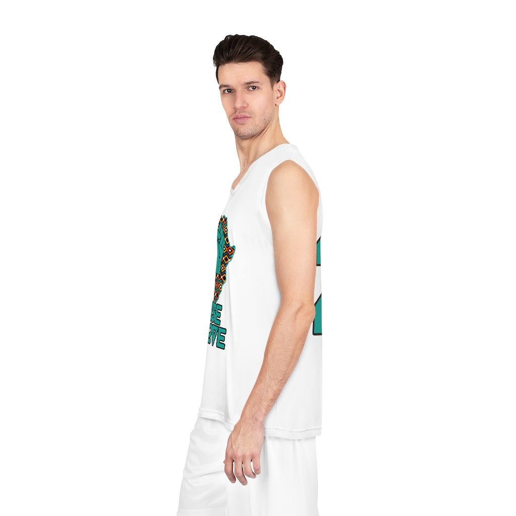 Rise Above: Many Colors-Basketball Jersey