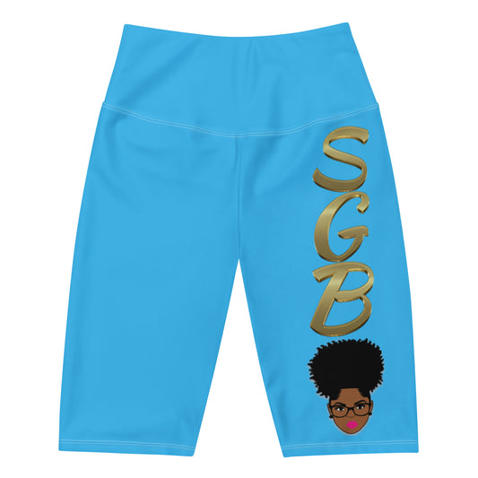 Sassy Biker Shorts- Sky Blue