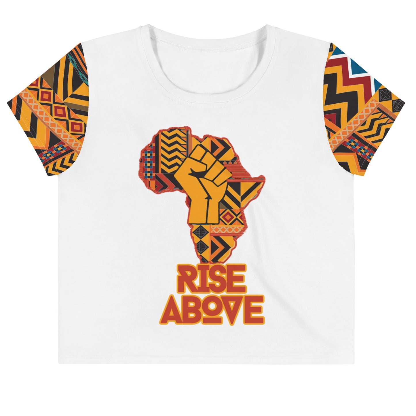 Rise Above: Village Rebel Crop Tee