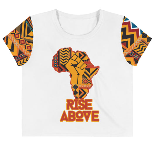 Rise Above: Village Rebel Crop Tee