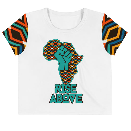 Rise Above: Coat of Many Colors Crop Tee