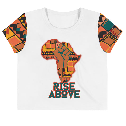 Rise Above: Live and In Color Crop Tee