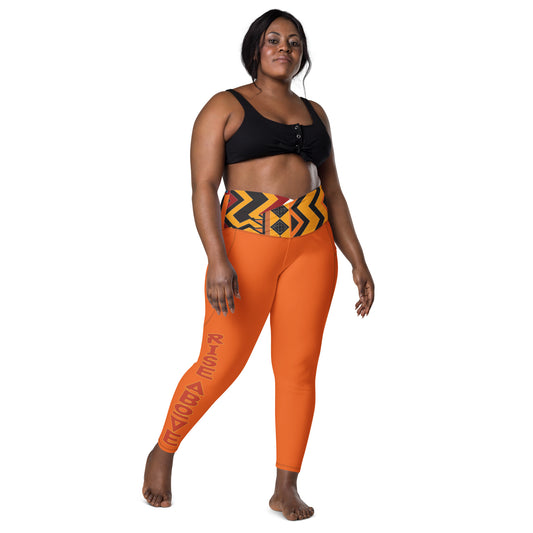 Rise Above: Village Rebel-Crossover leggings with pockets