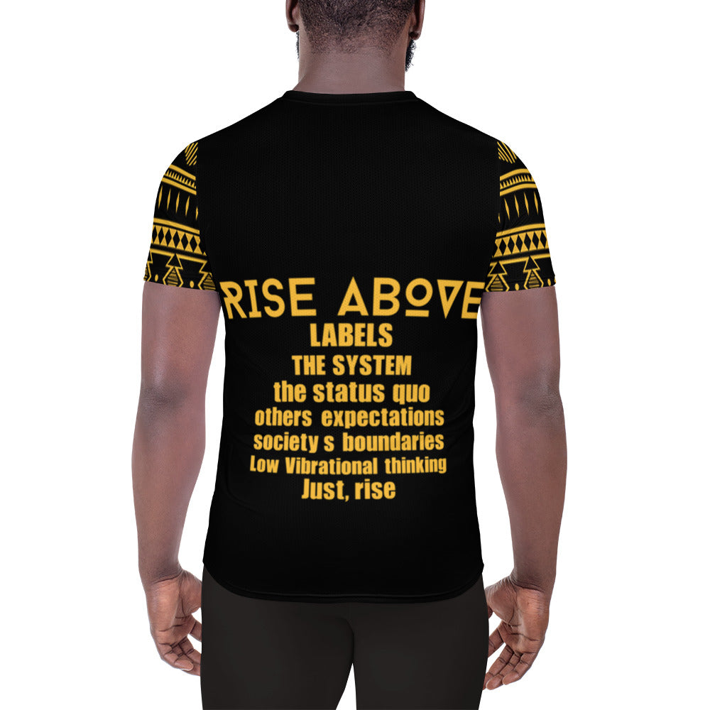 Rise Above: Royalty-Men's Athletic T-shirt