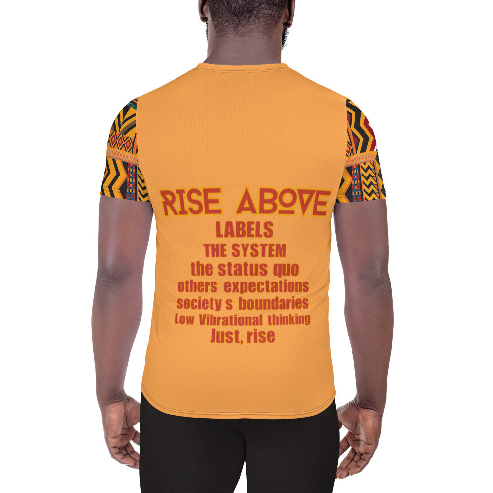 Rise Above Village Rebel Men's Athletic T-shirt