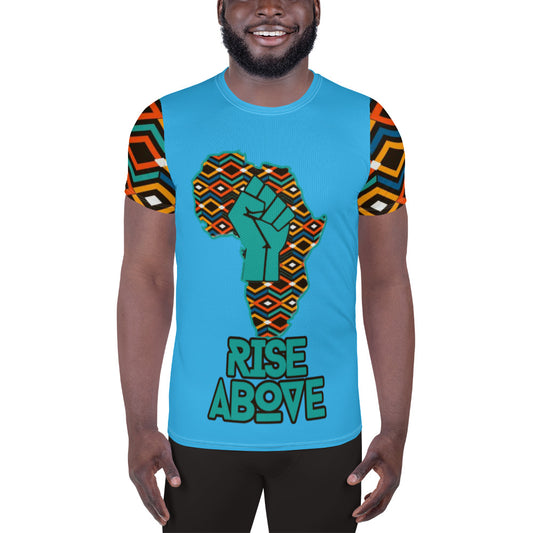 Rise Above: Coat of Many Colors- Men's Athletic T-shirt