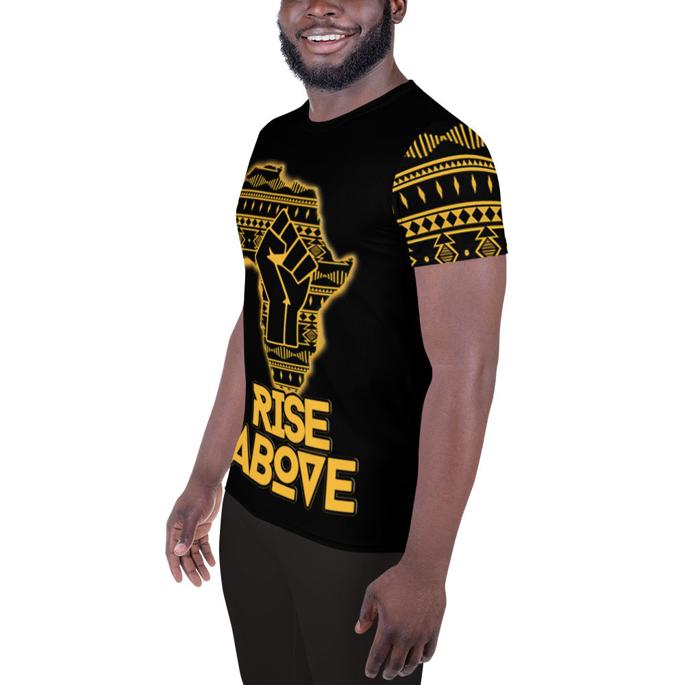 Rise Above: Royalty-Men's Athletic T-shirt