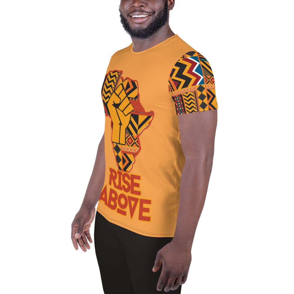 Rise Above Village Rebel Men's Athletic T-shirt