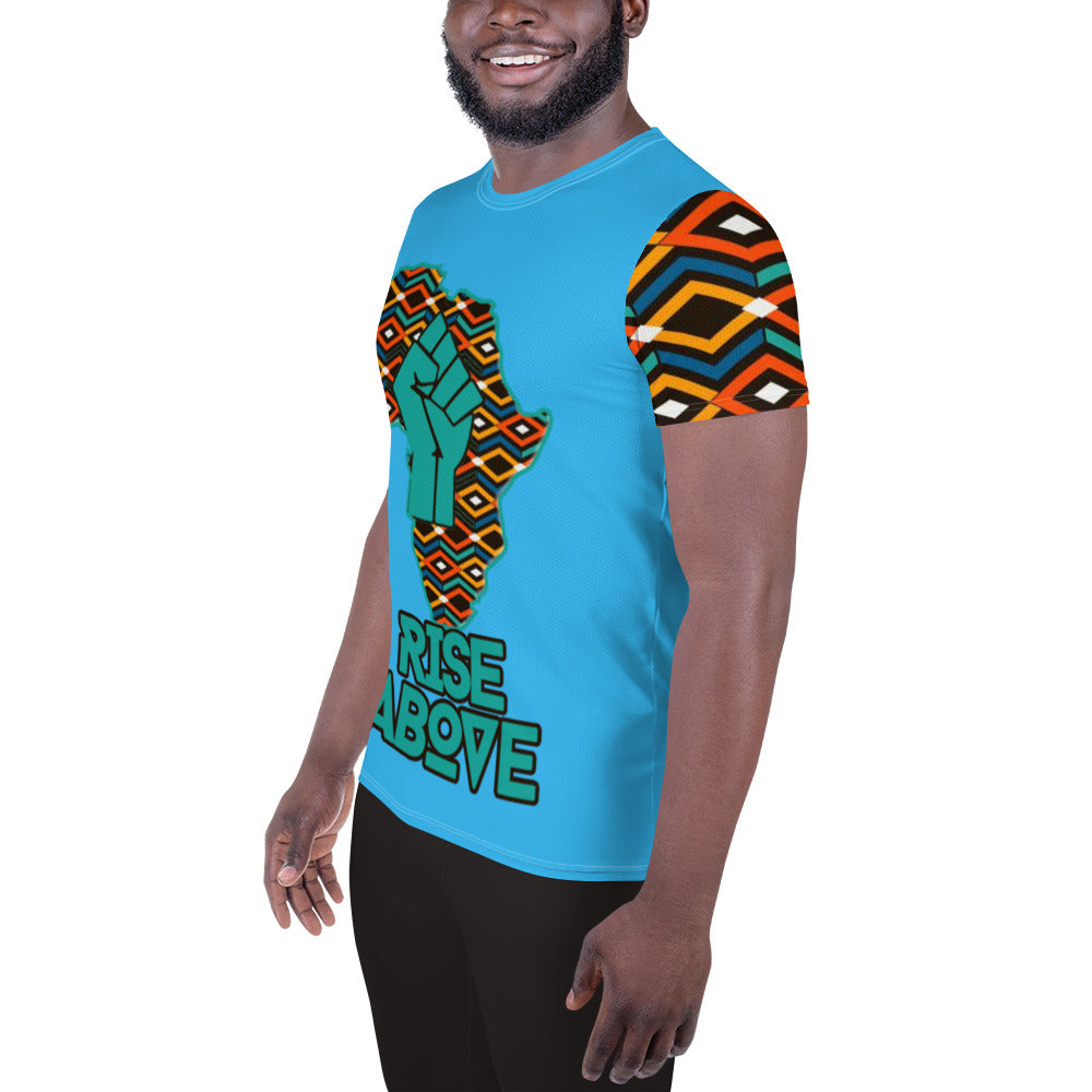 Rise Above: Coat of Many Colors- Men's Athletic T-shirt