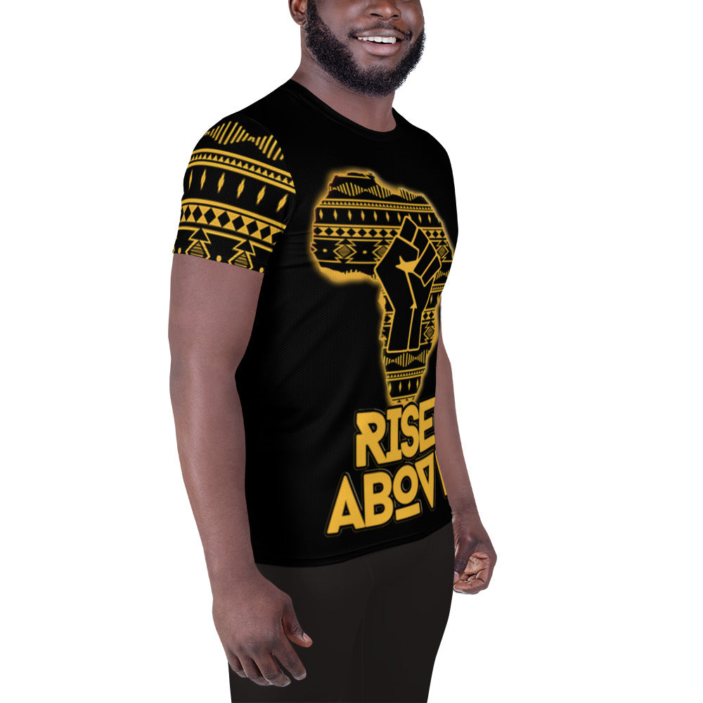 Rise Above: Royalty-Men's Athletic T-shirt