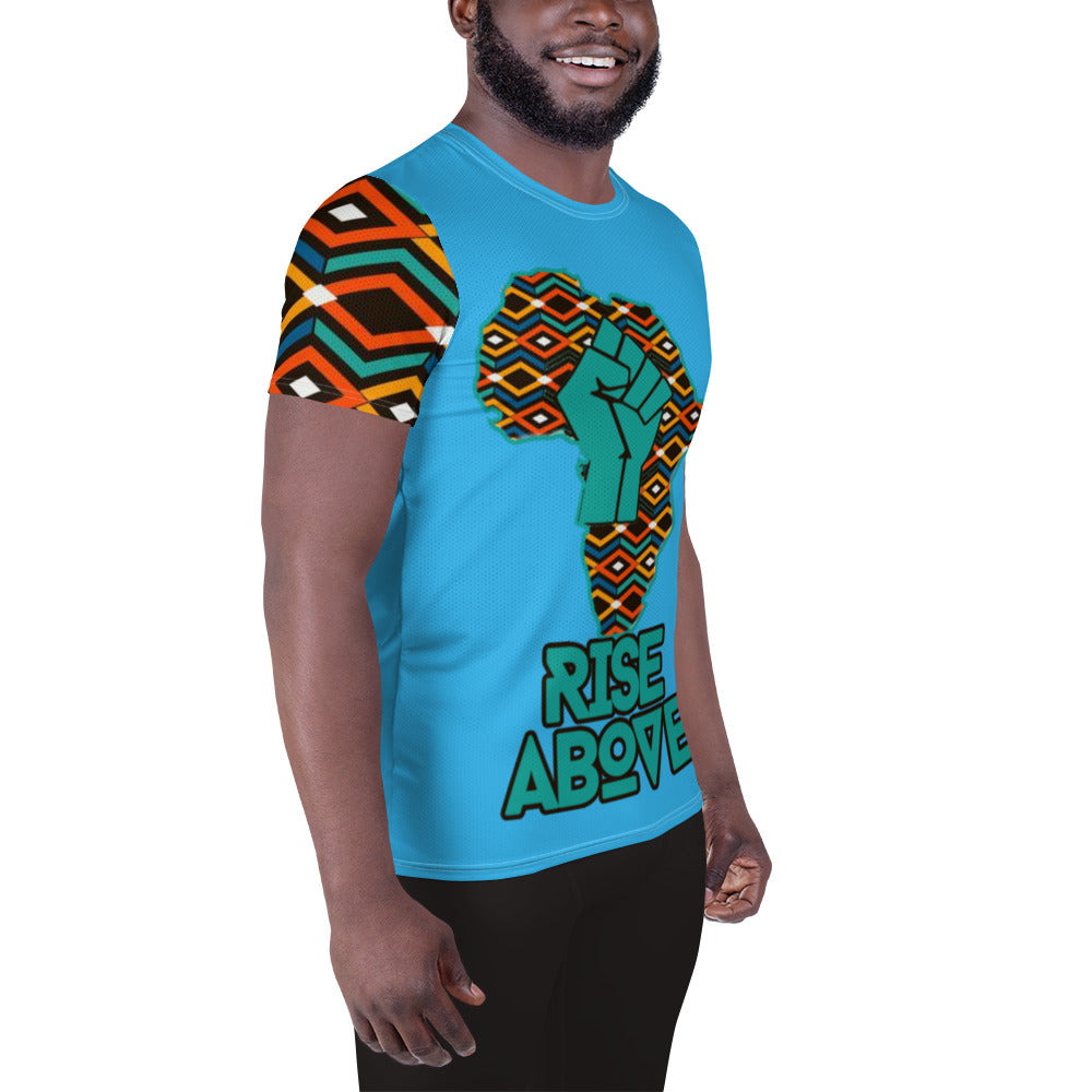 Rise Above: Coat of Many Colors- Men's Athletic T-shirt